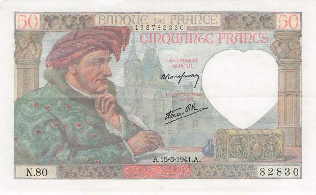 50 Francs 1941